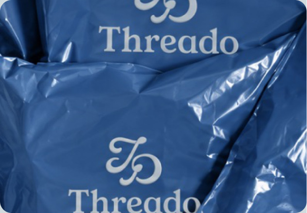 Threado-branded mailer bags